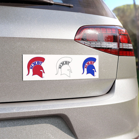 Spartan Red White & Blue Car Magnet