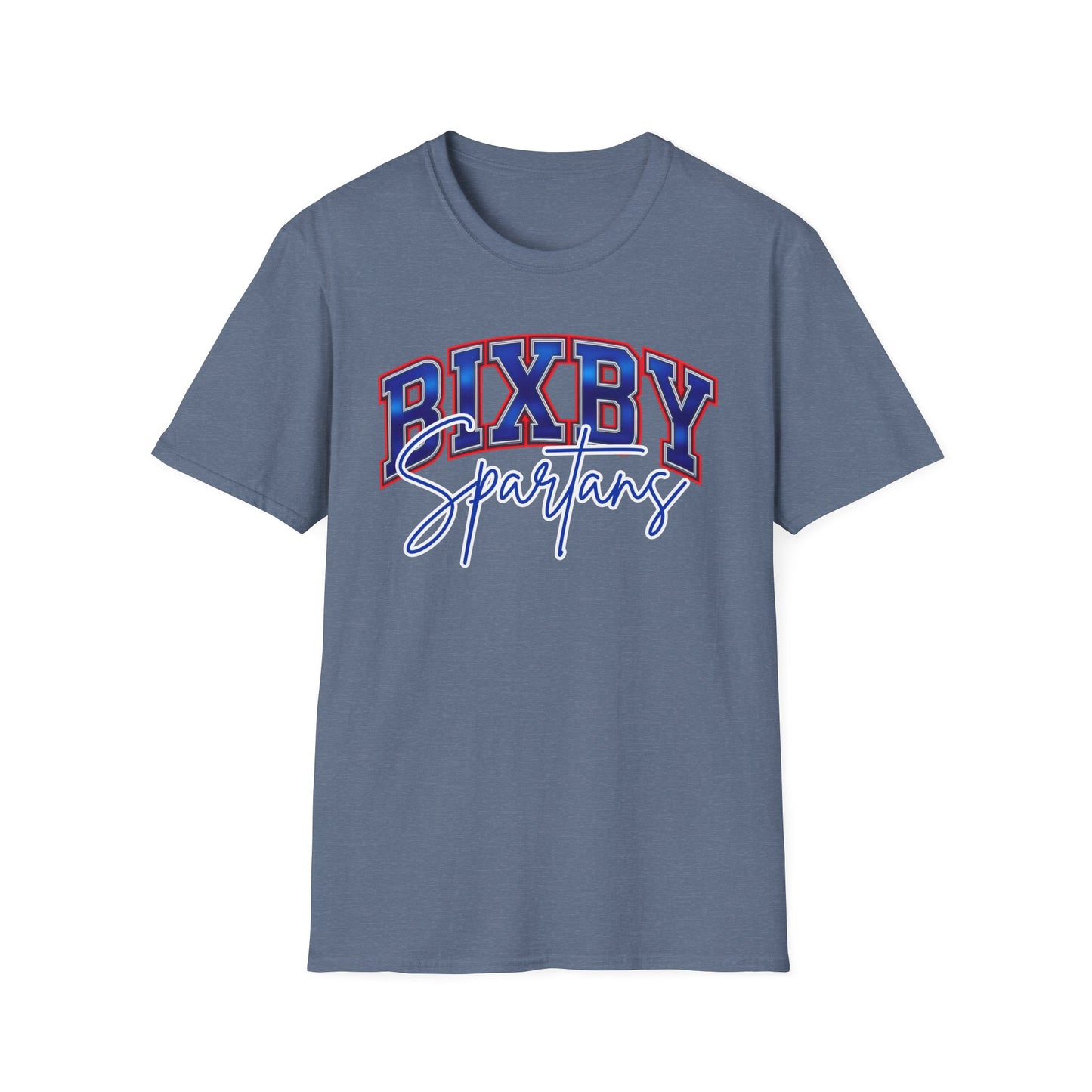 Bixby Spartans School Spirit Softstyle Gildan Tee