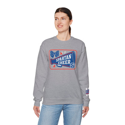 Bixby Cheer With Sleeve Print Gildan Sweatshirt