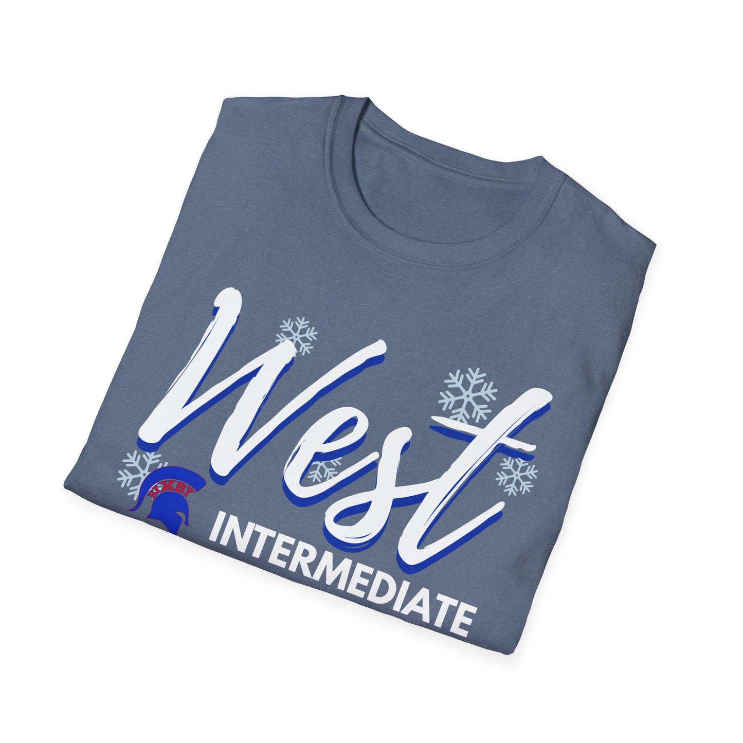 Bixby Spartan West Intermediate Snow Day Softstyle Tee