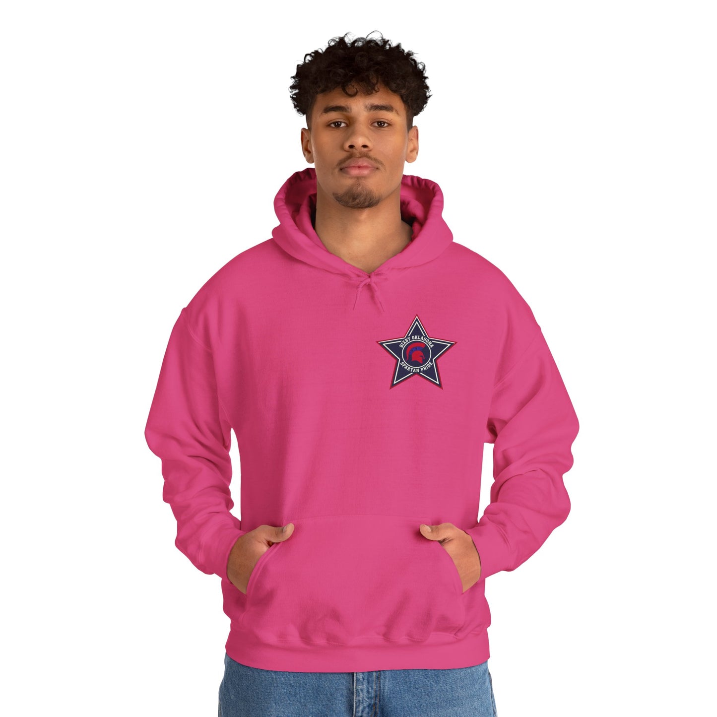Spartan Pride Star Logo Gildan Hoodie