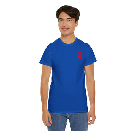 Spartan Red Logo Gildan Tee