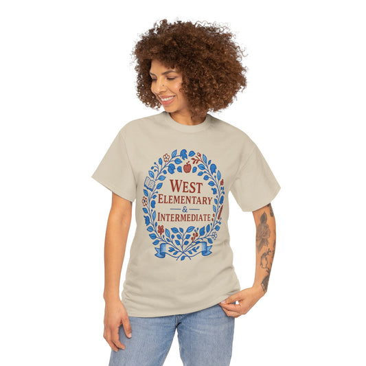 Floral West Intermediate Spartan Gildan Tee