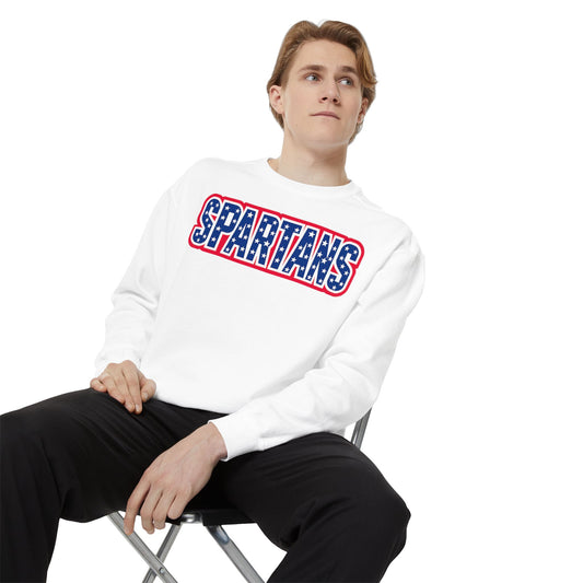 Spartans Patriotic Comfort Colors Sweatshirt