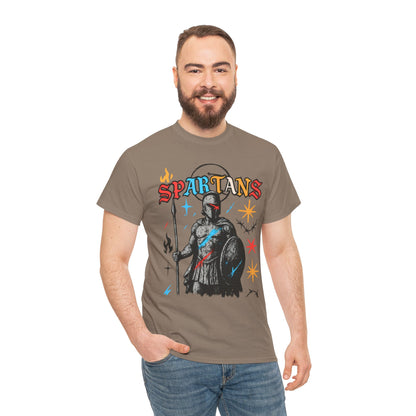 Spartans Graffiti Design Gildan Tee