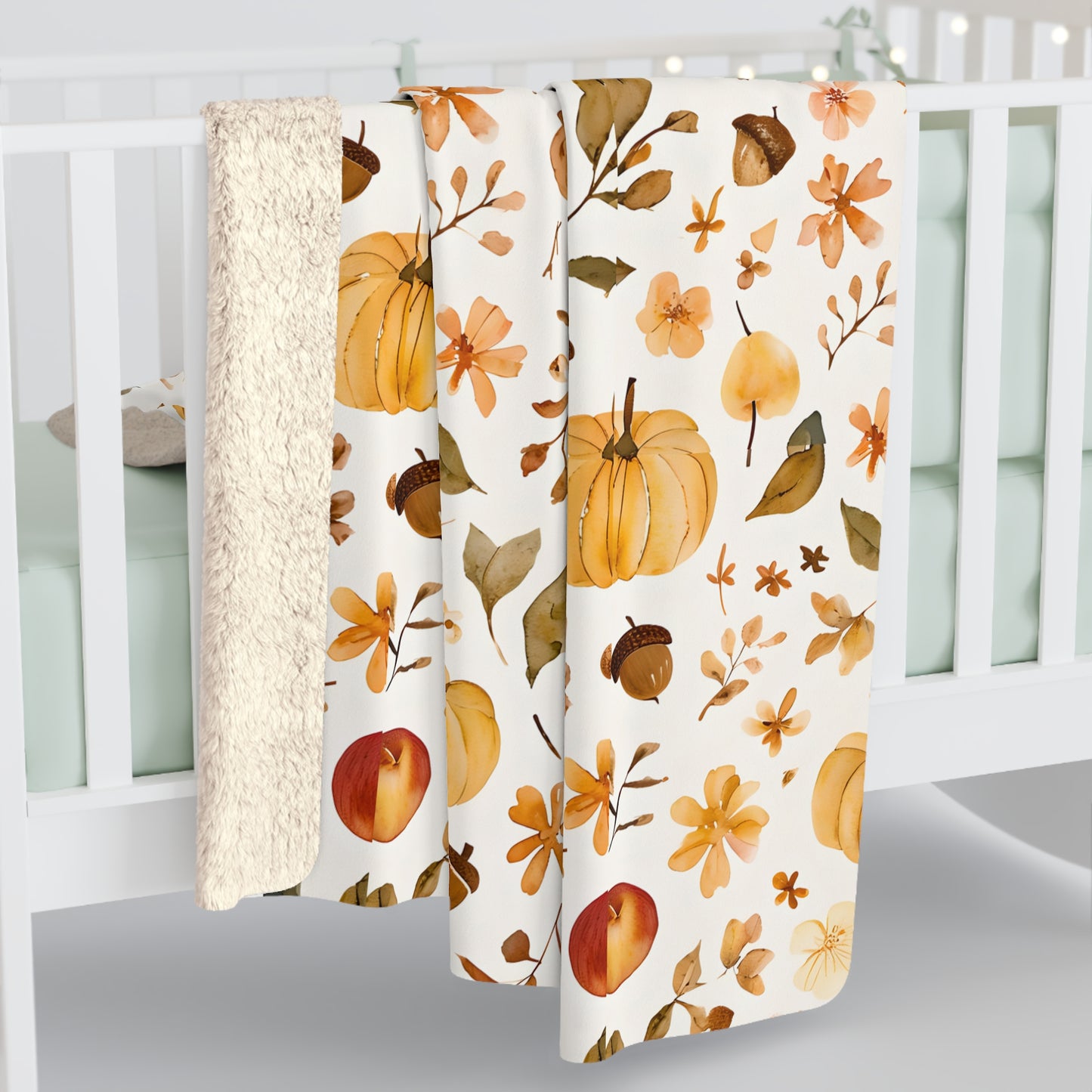 Autumn Vibes Sherpa Comfy Blanket