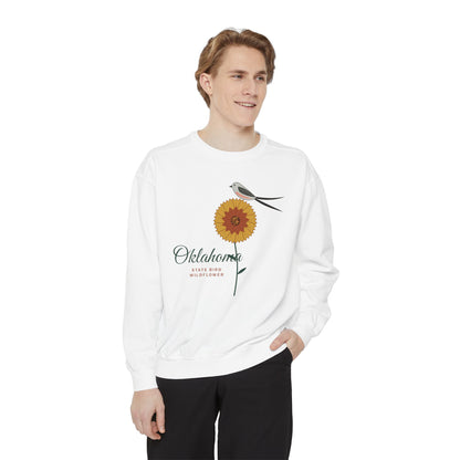 State Bird & Wildflower Oklahoma Crewneck Sweatshirt | Comfort Colors