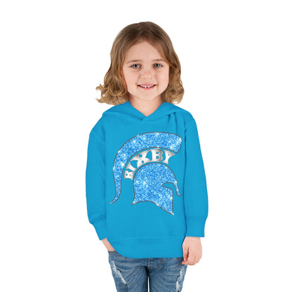 Bixby Spartans Blue Bling Toddler Rabbit Skins Sweatshirt