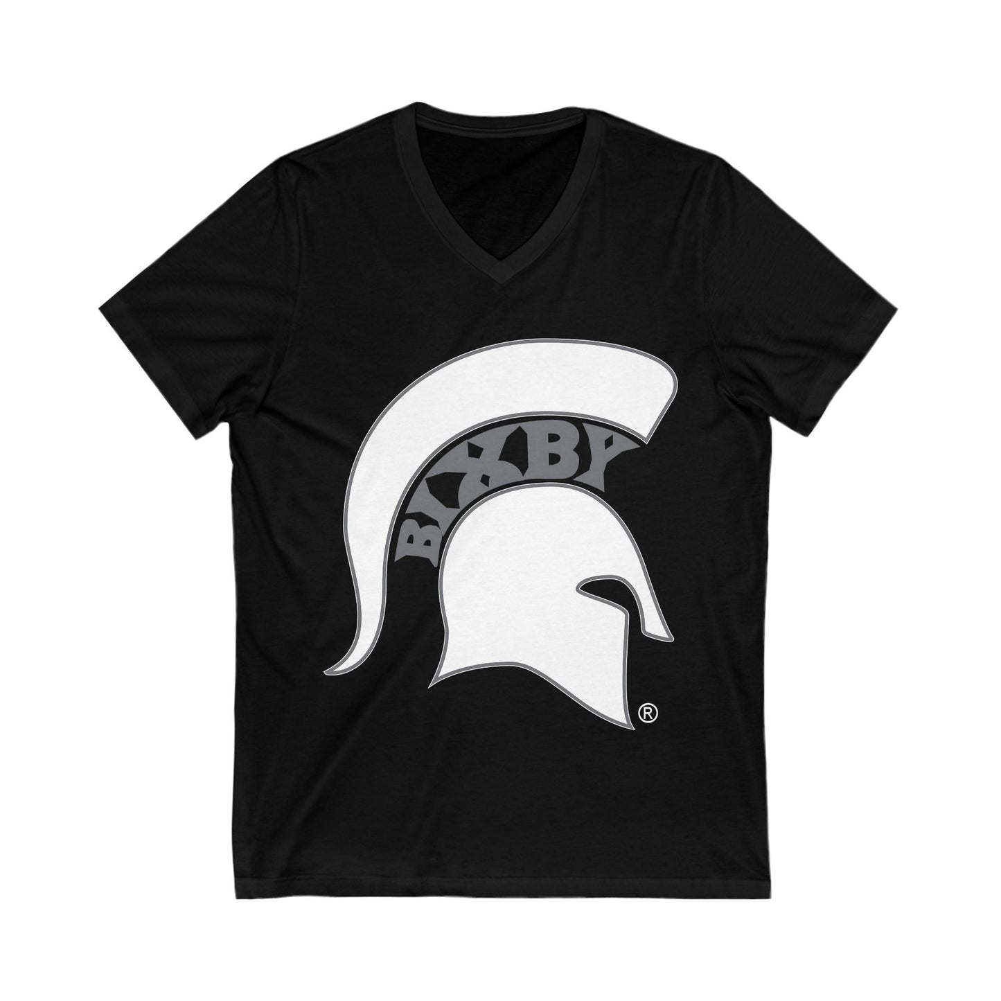 Spartan White Logo Women's Bella + Canvas V-Neck