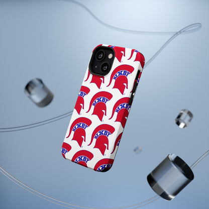 Bixby Spartan Red Logo Impact Resistant iPhone Case