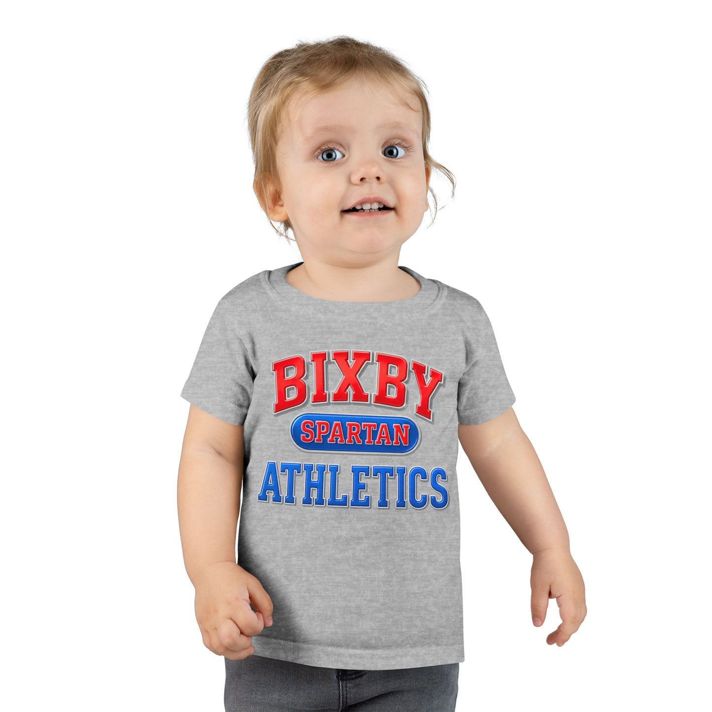 Bixby Spartan Athletics Metallic Toddler Tee