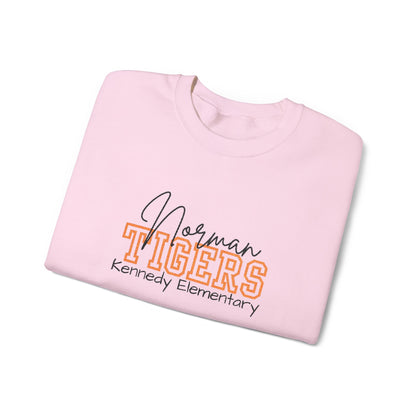 Personalized Embroidered Norman Tigers Crewneck Sweatshirt