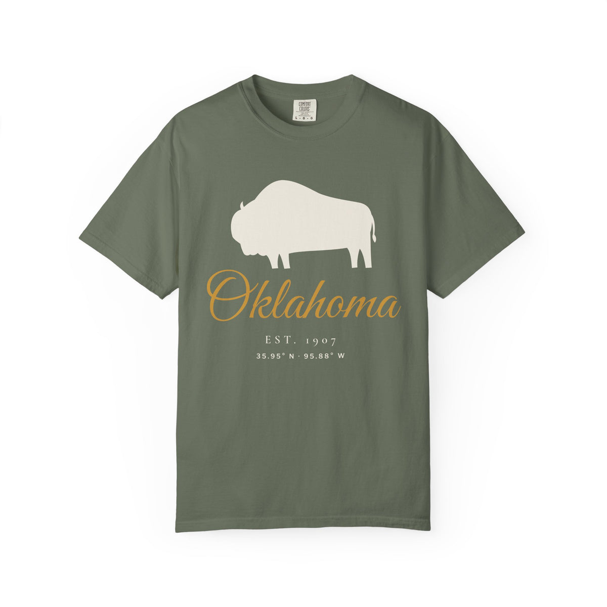 Oklahoma Bison Tee | Comfort Colors