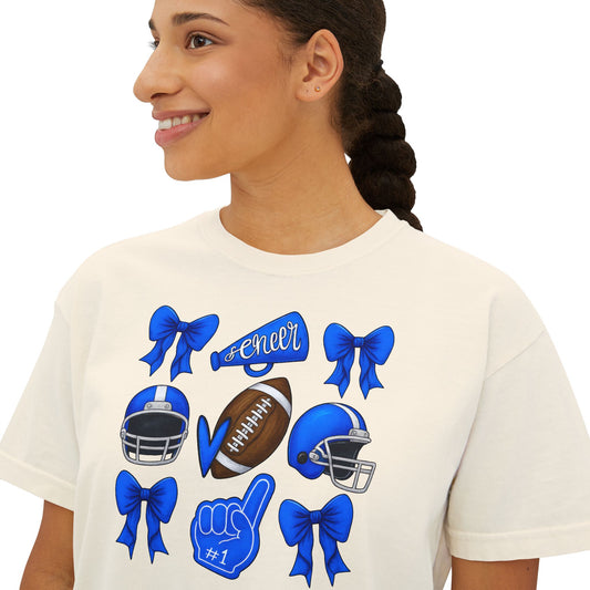 Spartan Cheer & Football Comfort Colors Boxy Tee