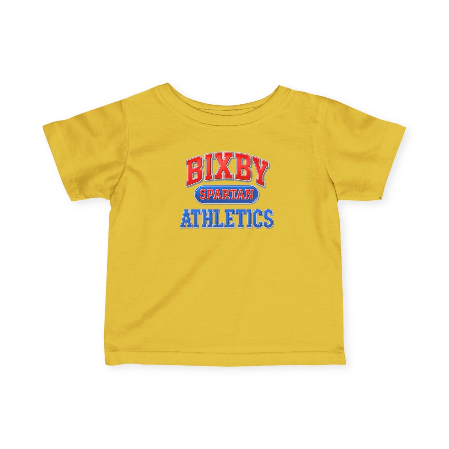 Bixby Spartan Athletics Infant Metallic Gildan Tee