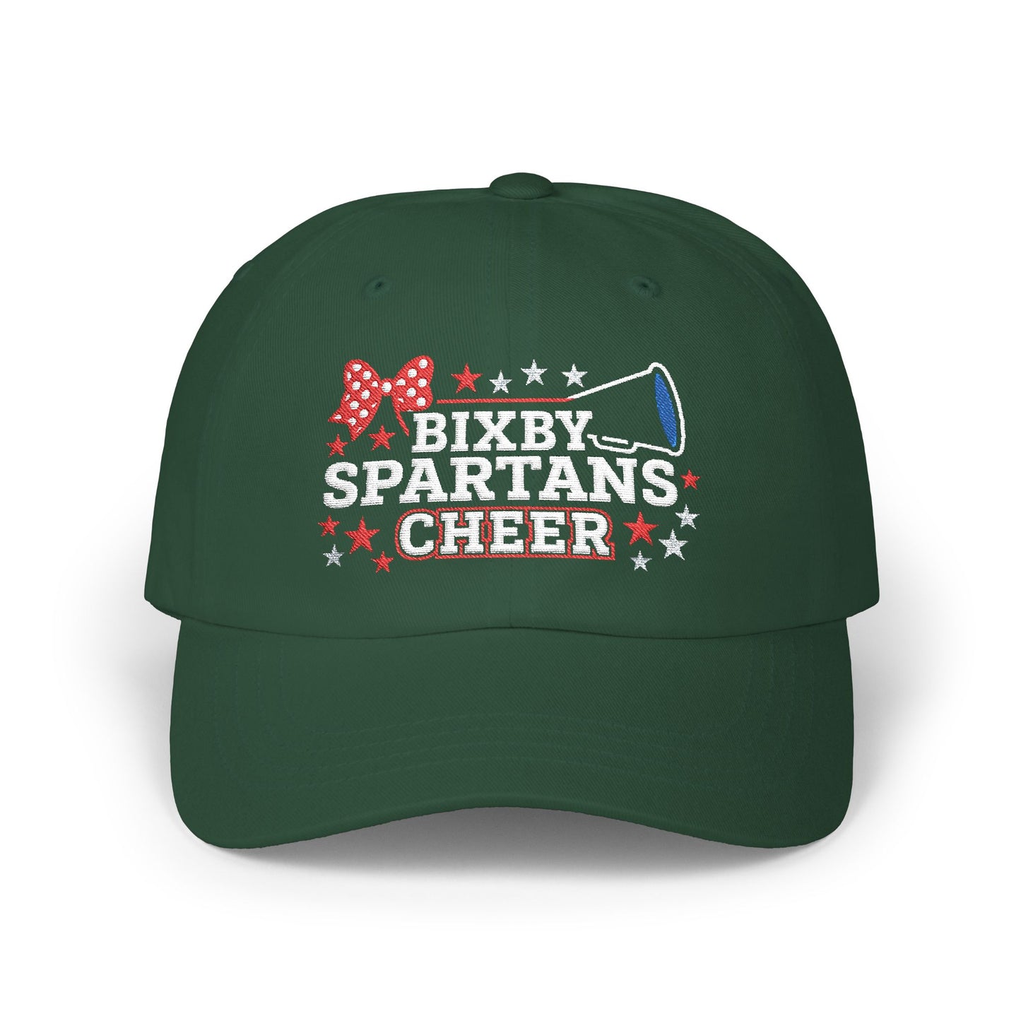Bixby Spartans Cheer Embroidered Classic Ballcap