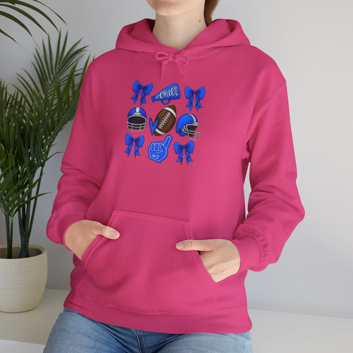 Bixby Spartan Cheer & Football Gildan Hoodie