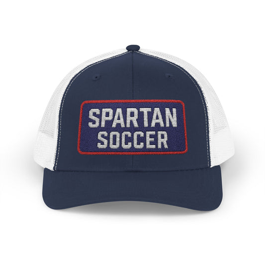 Spartan Soccer Embroidered Trucker Hat