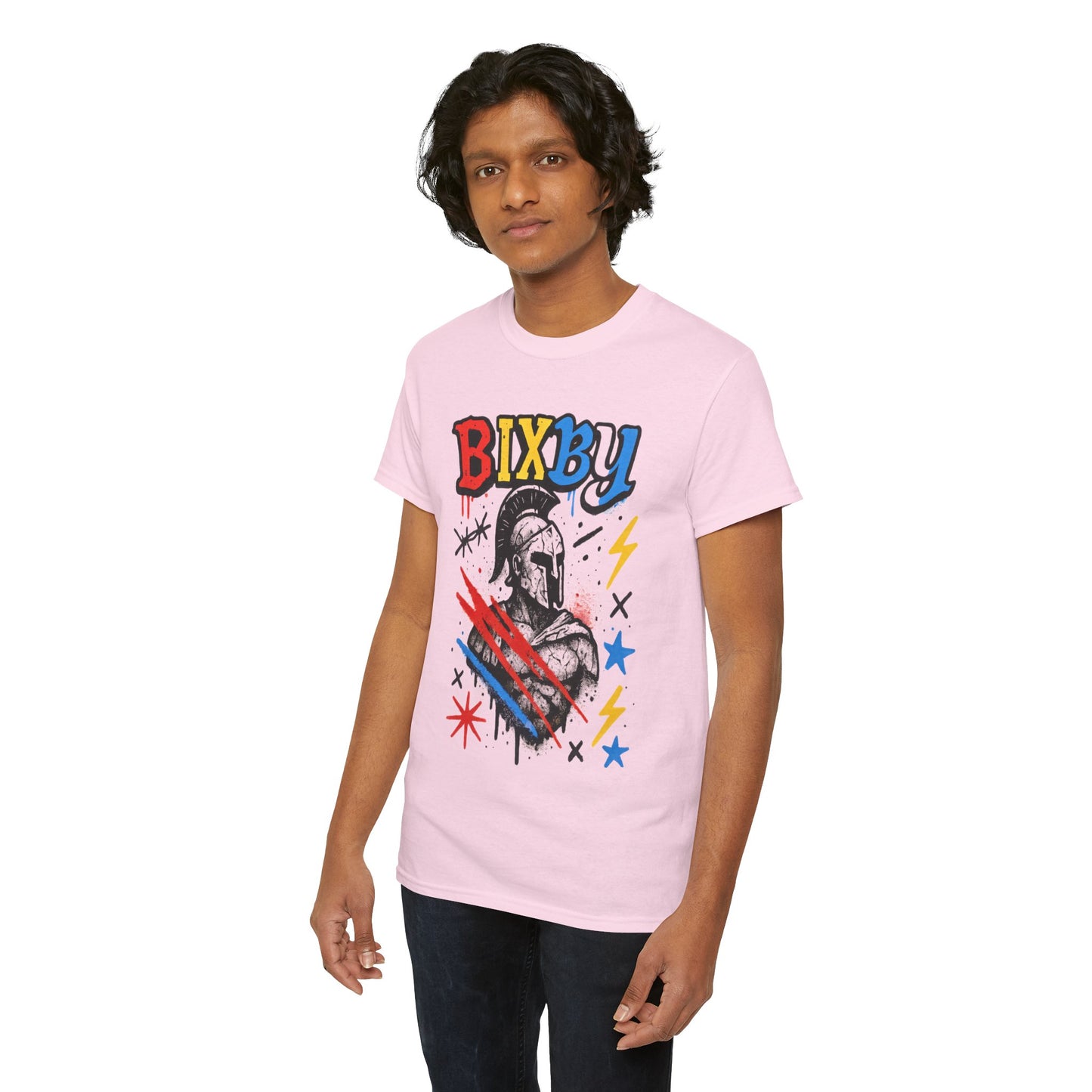 Bixby Spartan Graffiti Chaos Gildan Tee