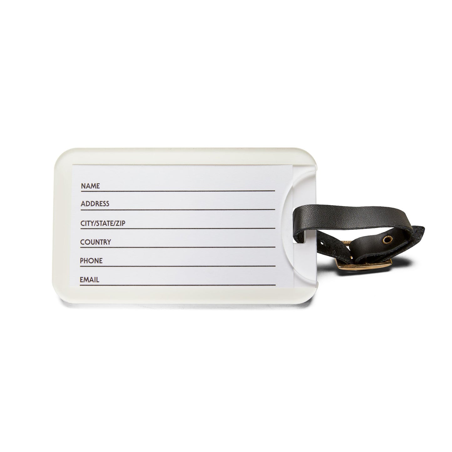 Personalized Spartan Acrylic Luggage Tag