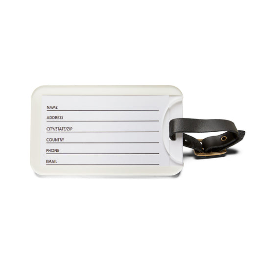 Personalized Spartan Acrylic Luggage Tag