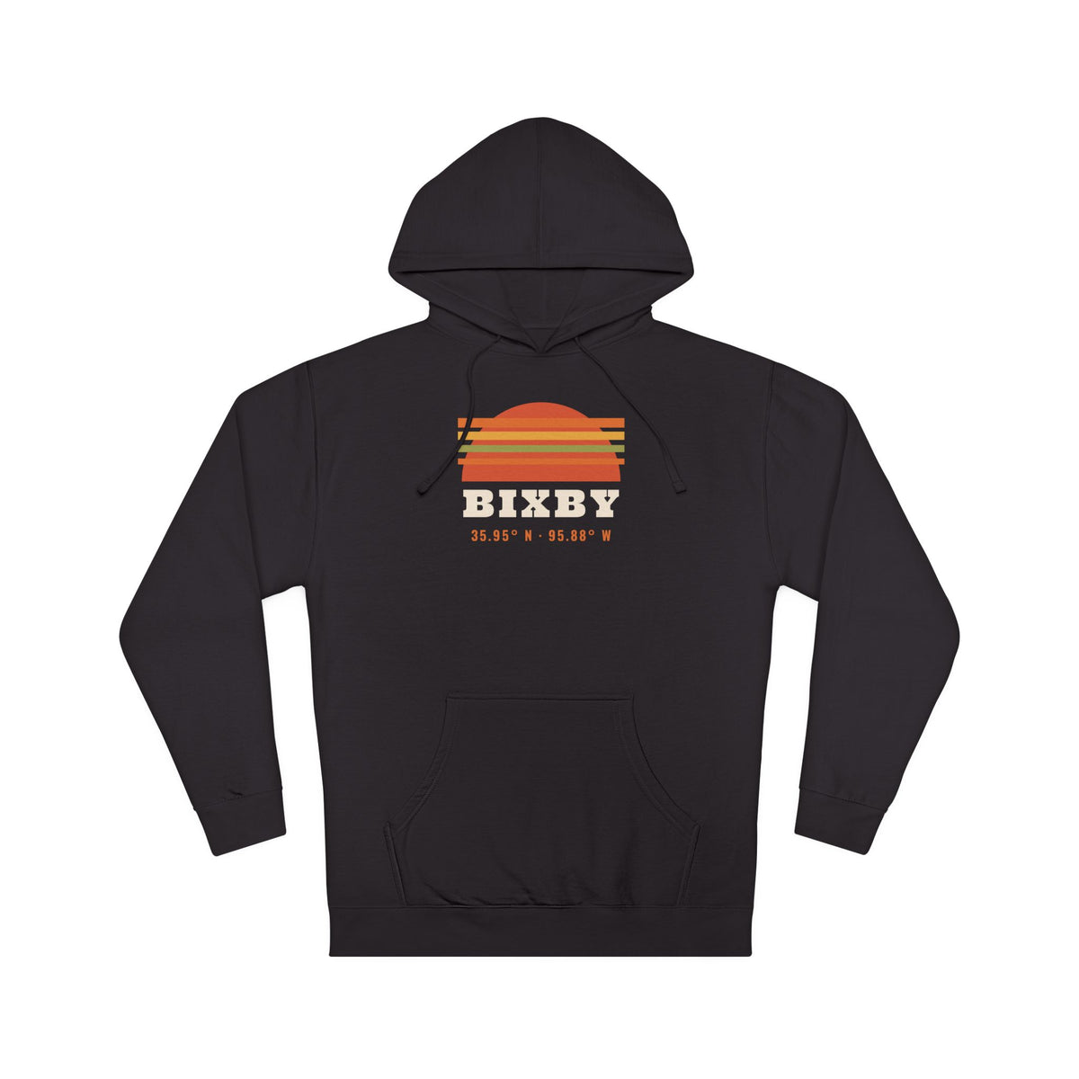 Retro Sunset Coordinates Hoodie