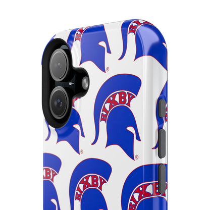 Bixby Spartan Blue Logo Impact Resistant iPhone Case