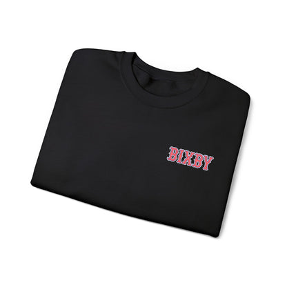 Embroidered Vintage Bixby Font Gildan Sweatshirt