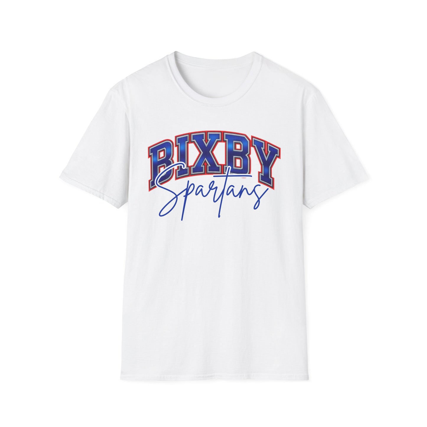 Bixby Spartans School Spirit Softstyle Gildan Tee