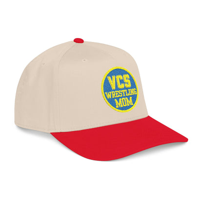 Wrestling Mom Baseball Cap – "VCS Wrestling Mom" Embroidered Mid-Profile Hat