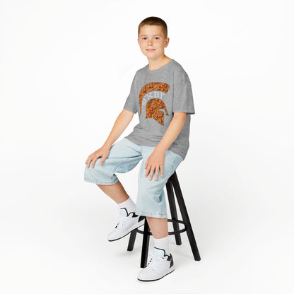 Bixby Spartan Gingerbread Helmet Youth Gildan Tee