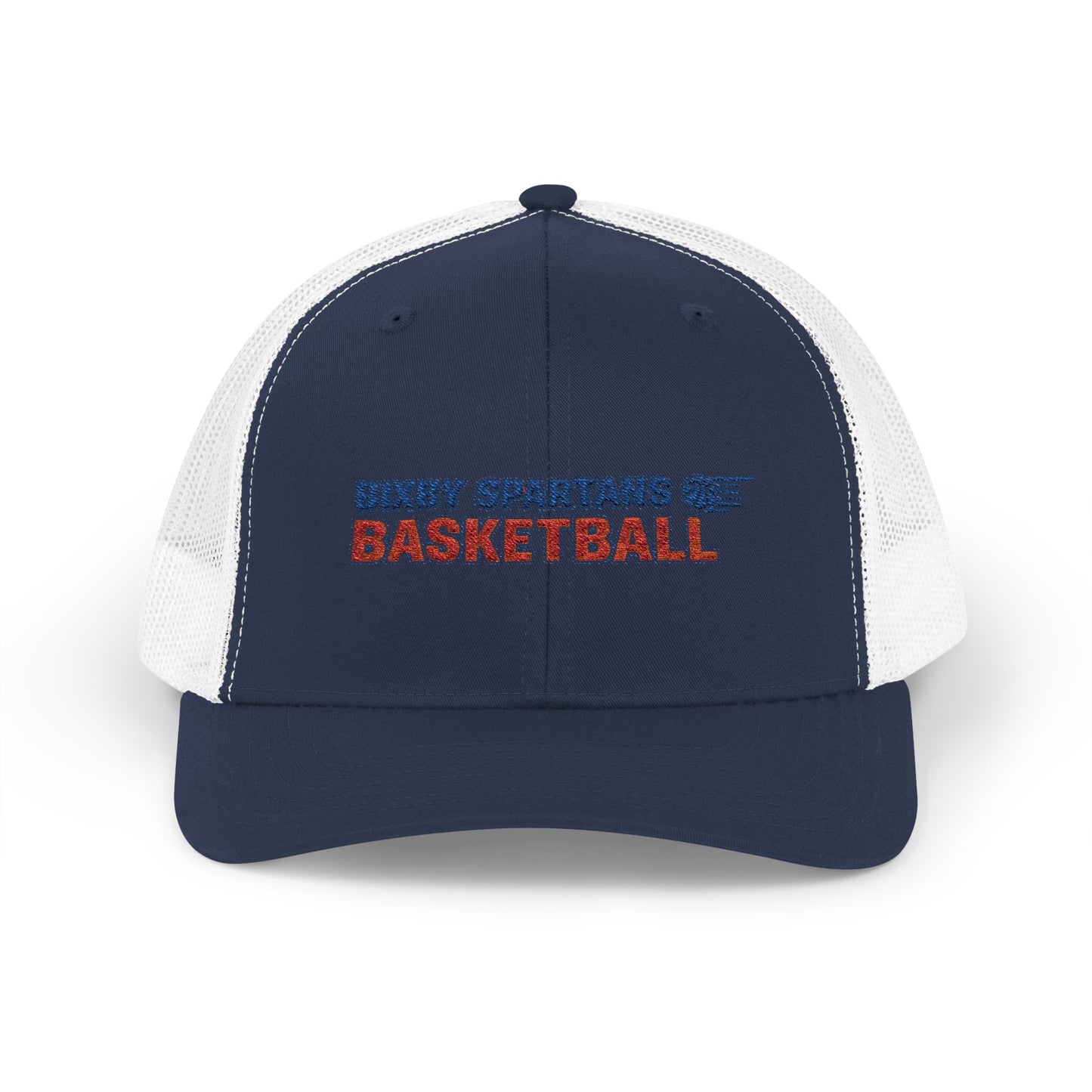 Bixby Spartans Basketball Embroidered Trucker Snapback