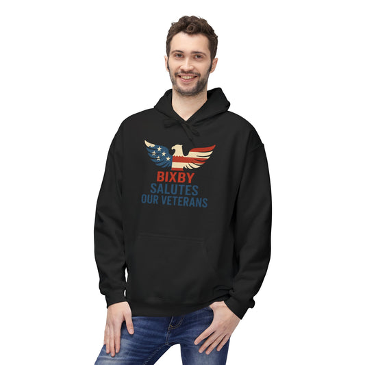Bixby Salutes Our Veterans Gildan Hoodie