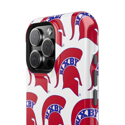 Bixby Spartan Red Logo Impact Resistant iPhone Case