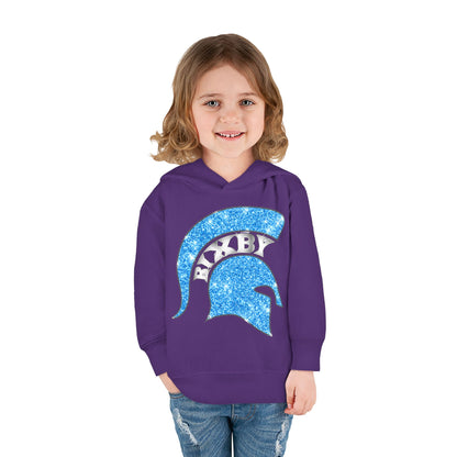Bixby Spartans Blue Bling Toddler Rabbit Skins Sweatshirt