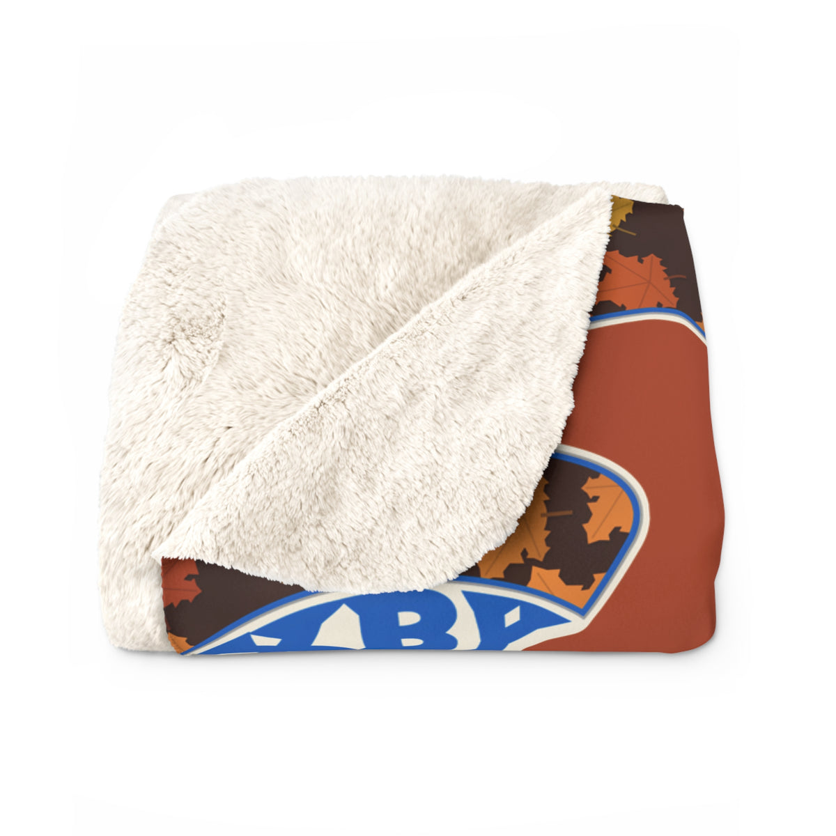 Fall Leaves Bixby Spartans Helmet Sherpa Fleece Blanket – Cozy Autumn Throw