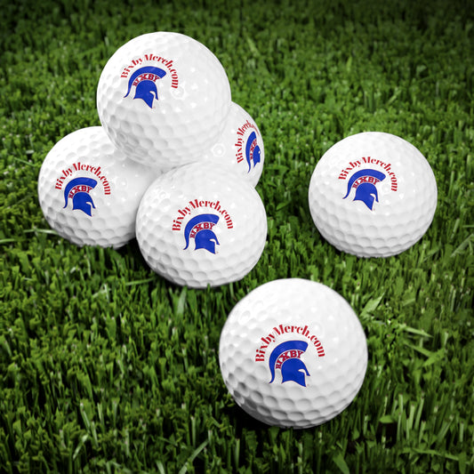 Spartan Blue Logo Golf Ball 6-Pack