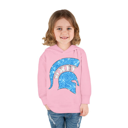 Bixby Spartans Blue Bling Toddler Rabbit Skins Sweatshirt