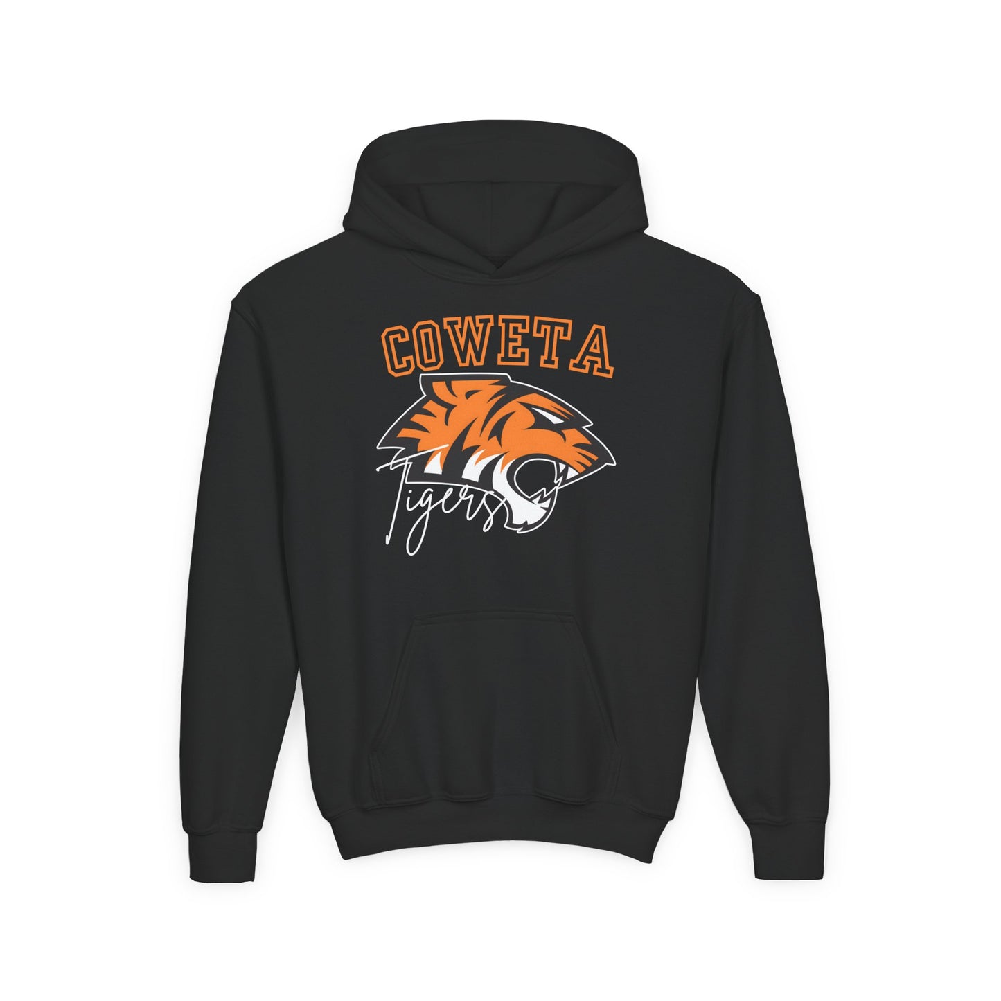 Coweta Tigers Youth Crewneck Gildan Hoodie