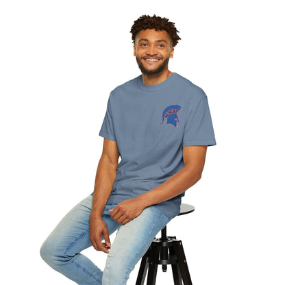 Bixby Spartan Red Embroidered Logo Comfort Colors Tee