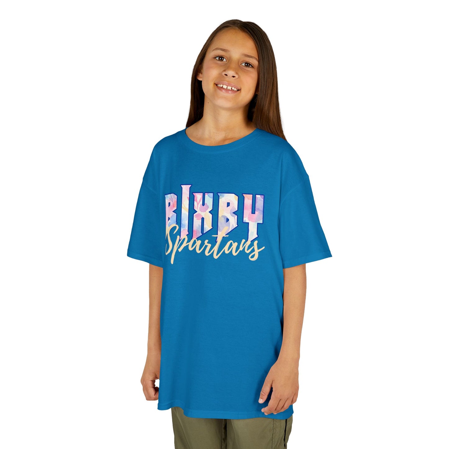 Bixby Spartans Retro Floral School Spirit