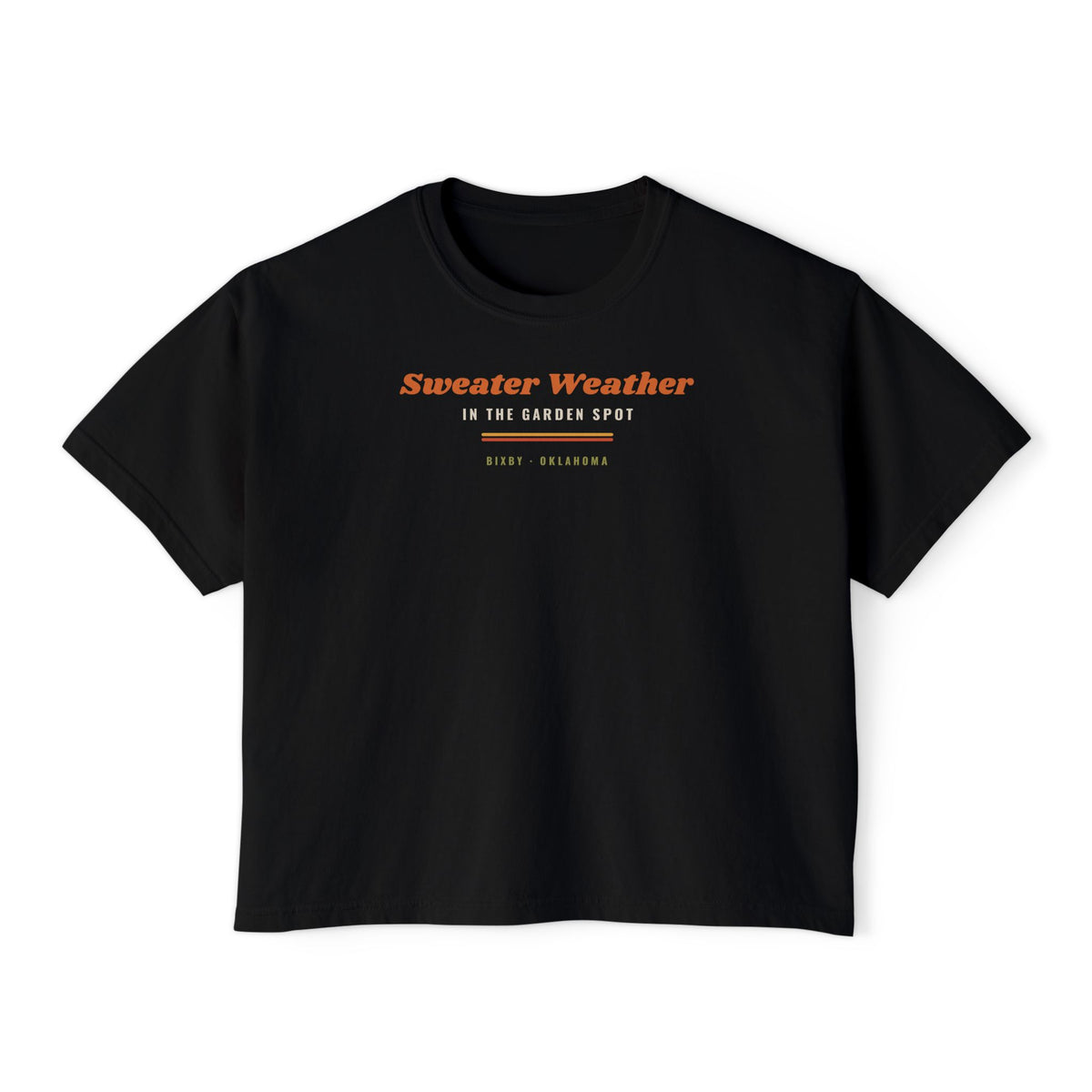 Sweater Weather in the Garden Spot Boxy Comfort Colors Tee