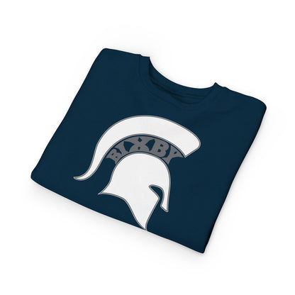 Bixby Spartan White Logo Toddler Rabbit Skins Sweatshirt