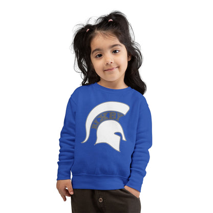 Bixby Spartan White Logo Toddler Rabbit Skins Sweatshirt
