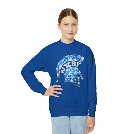 Bixby Spartan Winterfrost Youth Gildan Sweatshirt