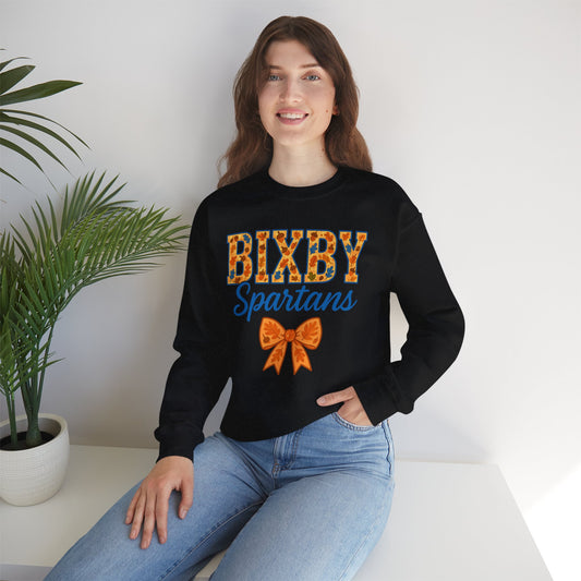 Bixby Spartans Fall Vibes Gildan Sweatshirt