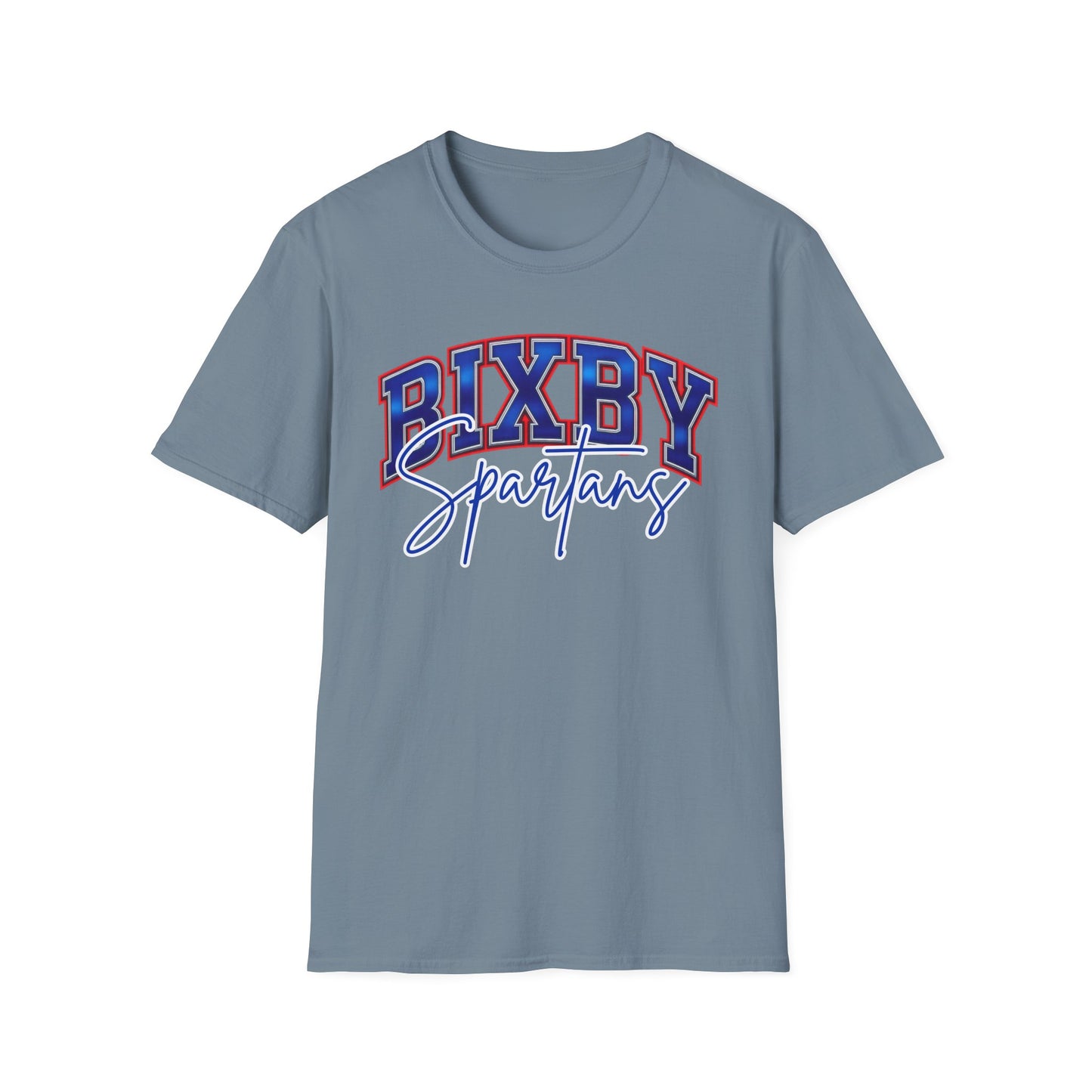 Bixby Spartans School Spirit Softstyle Gildan Tee