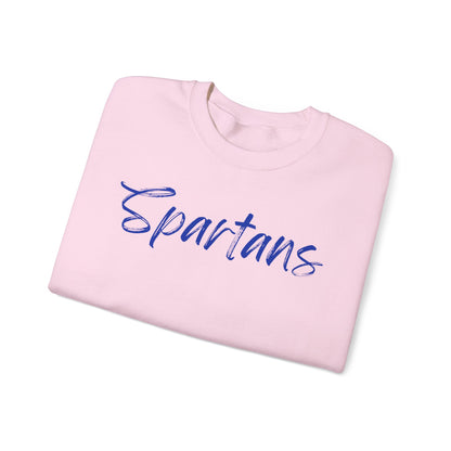 Spartans Sleeve Logo and Print Gildan Sweatshirt