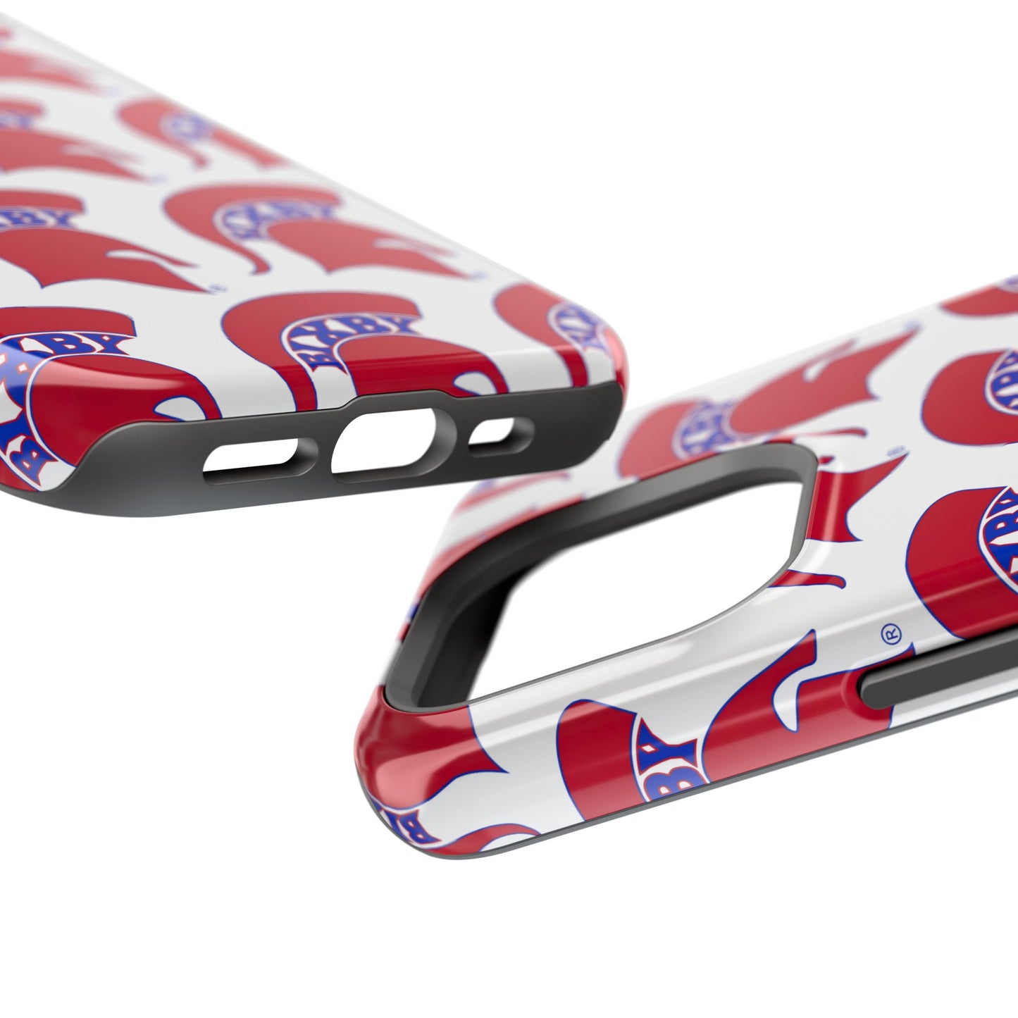 Bixby Spartan Red Logo Impact Resistant iPhone Case