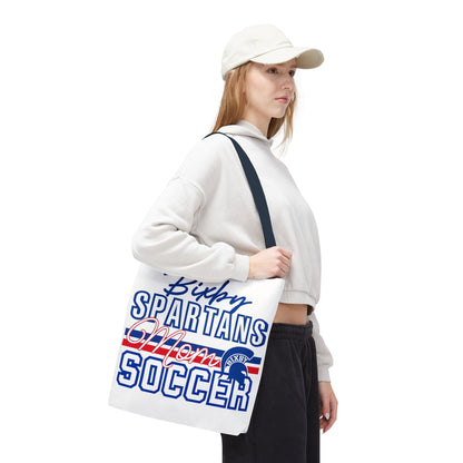 Bixby Spartans Soccer Mom Polyester Tote Bag